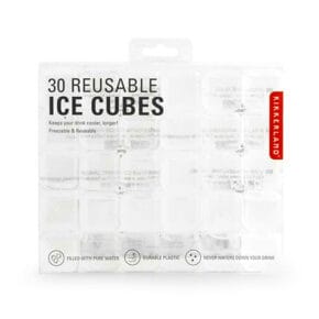 Ice cubes reusable
clear 30 pcs. 